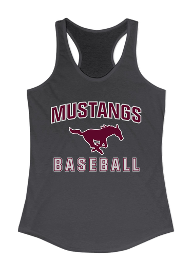 Clifton Mustangs Baseball #1 Women's Tank Top