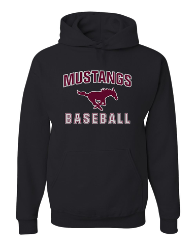 Clifton Mustangs Baseball #1 Men's Premium Hoodie
