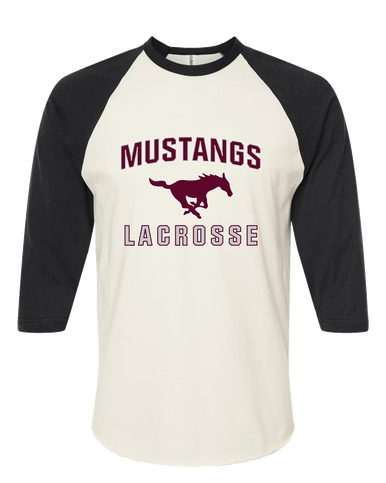Clifton Mustangs Lacrosse Women's Baseball T-Shirt