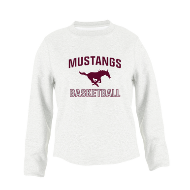 Clifton Mustangs Basketball #1 Women's Sweatshirt
