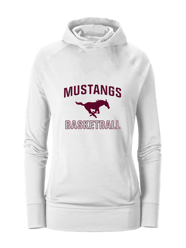 Clifton Mustangs Basketball #1 Women's Hoodie