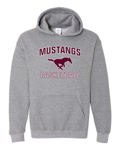 Clifton Mustangs Basketball #1 Men's Hoodie