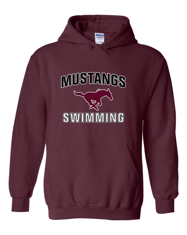 Clifton Mustangs Swimming Men's Hoodie