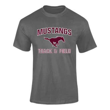 Clifton Mustangs Track & Field Men's SS T-Shirt