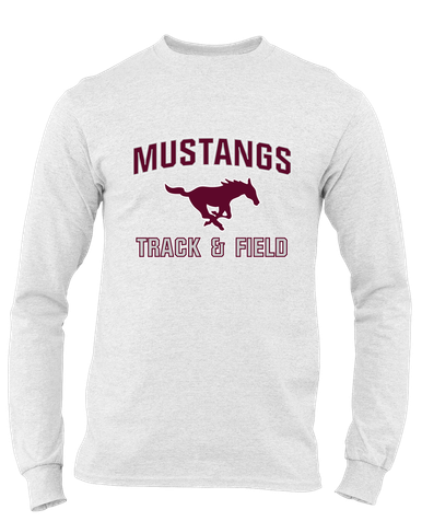 Clifton Mustangs Track & Field Men's Premium LS T-Shirt
