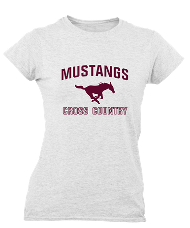 Clifton Mustangs Cross Country Women's SS T-Shirt