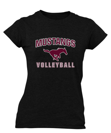 Clifton Mustangs Volleyball Women's SS T-Shirt