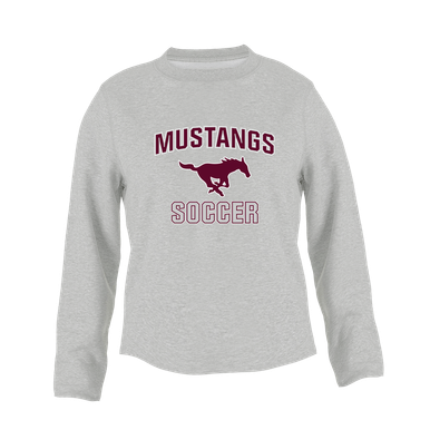 Clifton Mustangs Soccer #1 Women's Sweatshirt