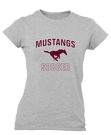 Clifton Mustangs Soccer #1 Women's SS T-Shirt