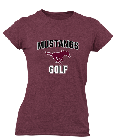 Clifton Mustangs Golf Women's Premium SS T-Shirt
