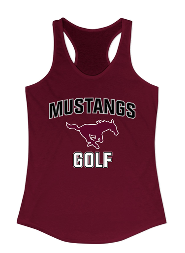 Clifton Mustangs Golf Women's Tank Top