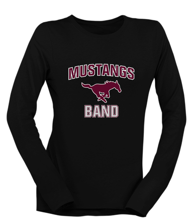 Clifton Mustangs Band # 1 Women's LS T-Shirt