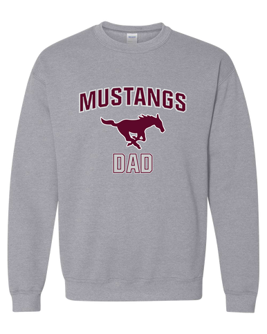 Clifton Mustangs Dad Men's Sweatshirt