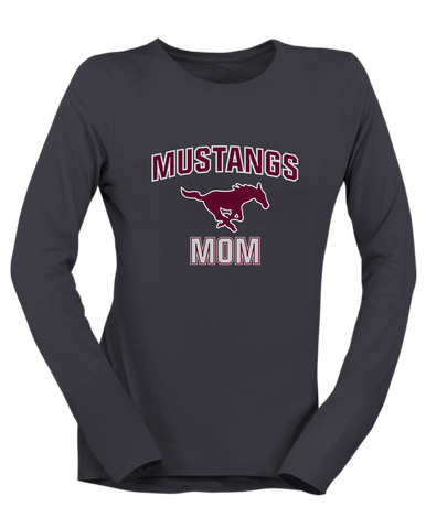 Clifton Mustangs Mom Women's LS T-Shirt