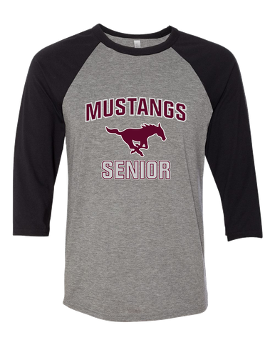 Clifton Mustangs Senior #1 Women's Baseball T-Shirt