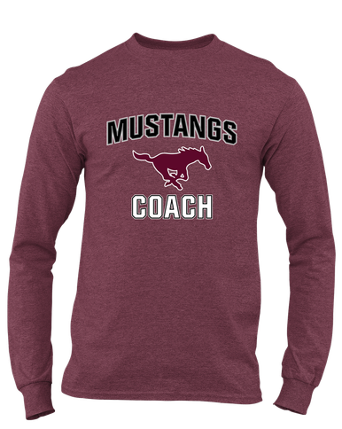 Clifton Mustangs Coach Men's LS T-Shirt