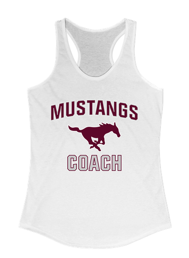 Clifton Mustangs Coach Women's Tank Top