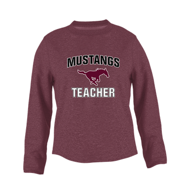 Clifton Mustangs Teacher Women's Sweatshirt