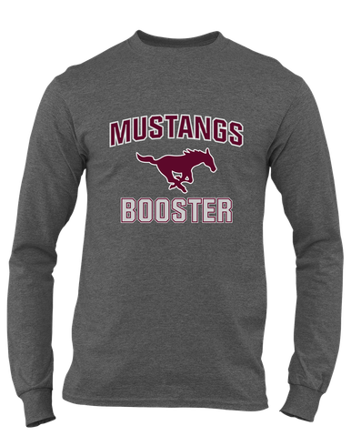 Clifton Mustangs Booster Men's LS T-Shirt