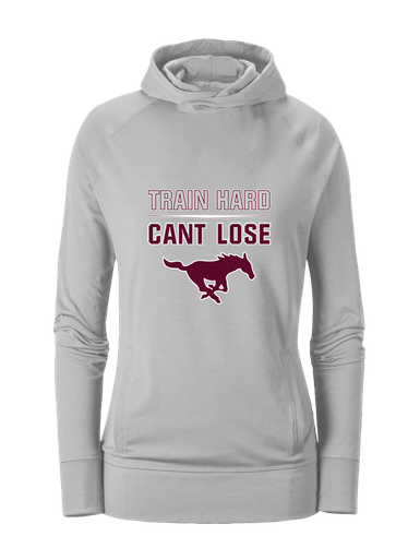 Clifton Mustangs Train Hard, Can't Lose Women's Hoodie