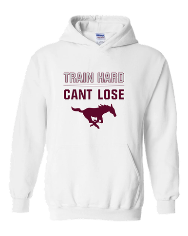 Clifton Mustangs Train Hard, Can't Lose Men's Hoodie