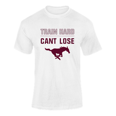 Clifton Mustangs Train Hard, Can't Lose Men's Premium SS T-Shirt