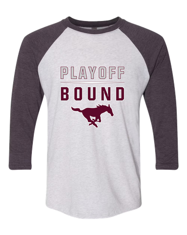 Clifton Mustangs Playoff Bound Men's Baseball T-Shirt