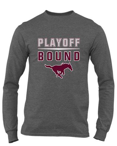 Clifton Mustangs Playoff Bound Men's Premium LS T-Shirt