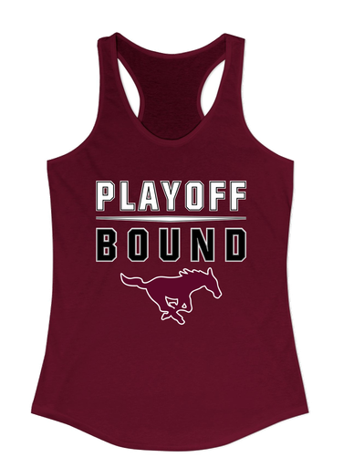 Clifton Mustangs Playoff Bound Women's Tank Top