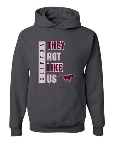 Clifton Mustangs They Not Like Us #1 Men's Premium Hoodie