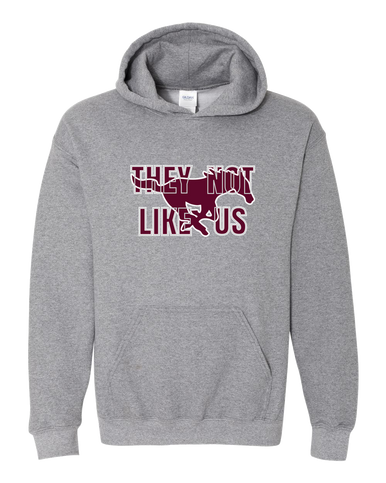Clifton Mustangs They Not Like Us #2 Men's Hoodie