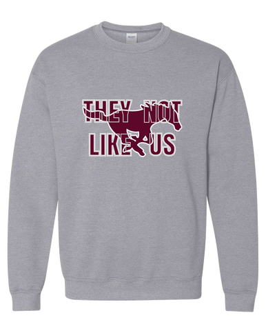 Clifton Mustangs They Not Like Us #2 Men's Sweatshirt