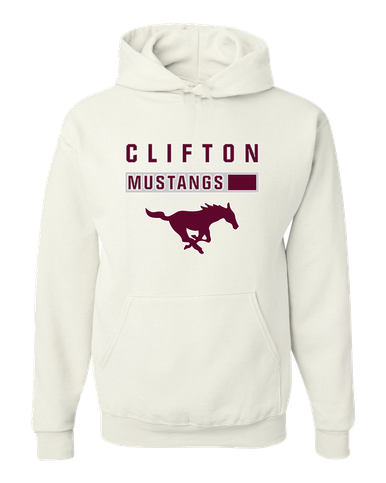 Clifton Mustangs Mascot #7 Men's Premium Hoodie