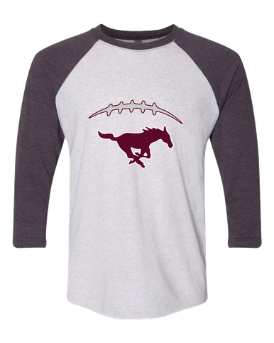 Clifton Mustangs Football #2 Men's Baseball T-Shirt