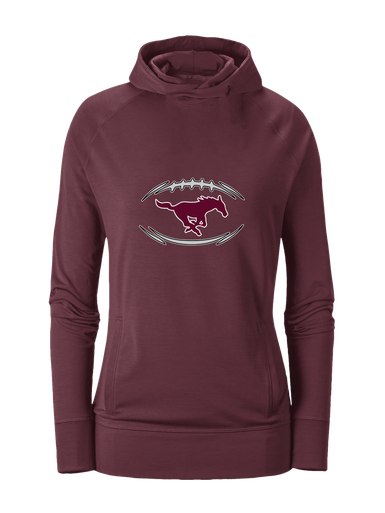 Clifton Mustangs Football #3 Women's Hoodie