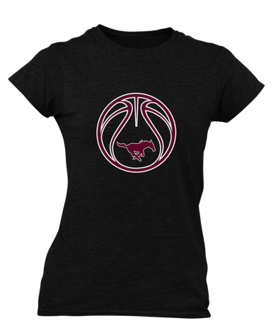 Clifton Mustangs Basketball #2 Women's Premium SS T-Shirt