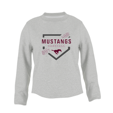 Clifton Mustangs Baseball #2 Women's Sweatshirt