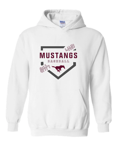 Clifton Mustangs Baseball #2 Men's Hoodie