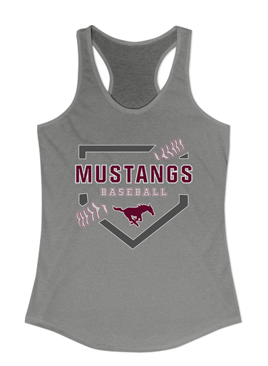 Clifton Mustangs Baseball #2 Women's Tank Top