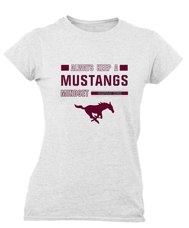 Clifton Mustangs Mindset Women's Premium SS T-Shirt
