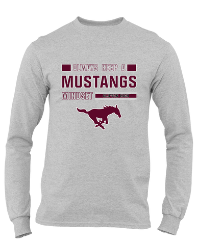 Clifton Mustangs Mindset Men's Premium LS T-Shirt