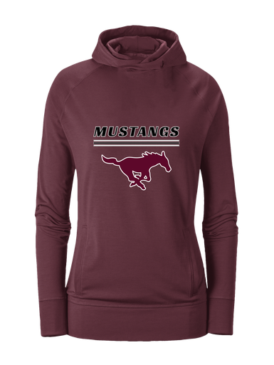 Clifton Mustangs Mascot #8 Women's Hoodie