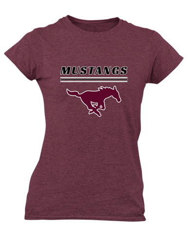 Clifton Mustangs Mascot #8 Women's SS T-Shirt