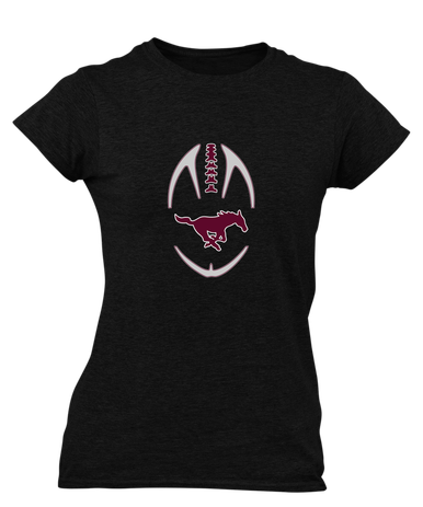 Clifton Mustangs Football #4 Women's Premium SS T-Shirt