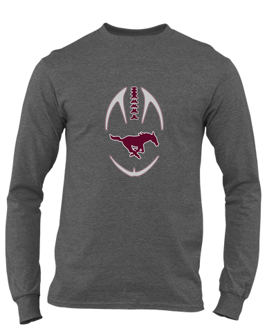 Clifton Mustangs Football #4 Men's LS T-Shirt