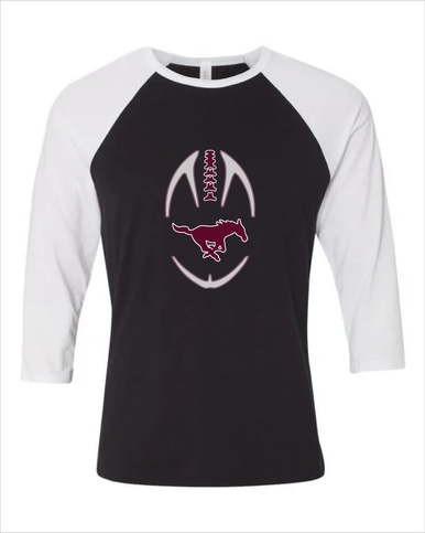 Clifton Mustangs Football #4 Men's Baseball T-Shirt