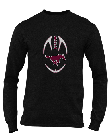 Clifton Mustangs Football #4 Men's Premium LS T-Shirt