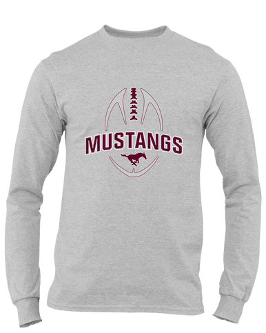 Clifton Mustangs Football #5 Men's LS T-Shirt