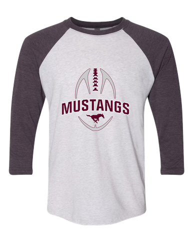 Clifton Mustangs Football #5 Men's Baseball T-Shirt