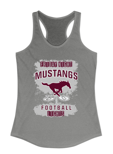 Clifton Mustangs Football #6 Women's Tank Top